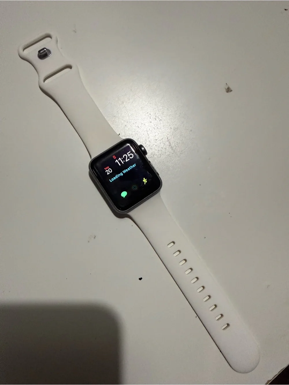 Apple smartwatch featuring